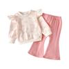 Kids Casual Long-Sleeve Set, Comfortable Daily Wear Outfits
