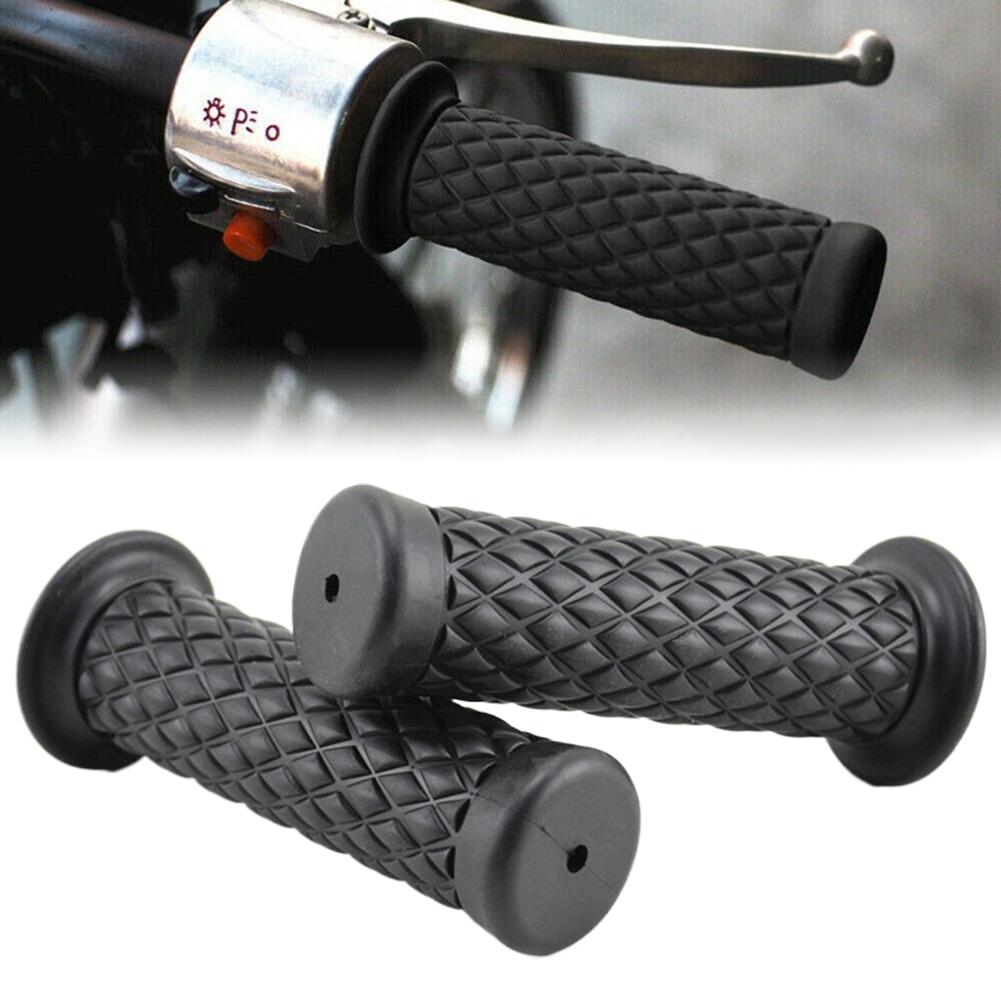 Motorcycle Hand Grips Bar End Handlebar Grip Rubber Pillow Top Grips Motorcycle Dirt Bike Motocross Universal