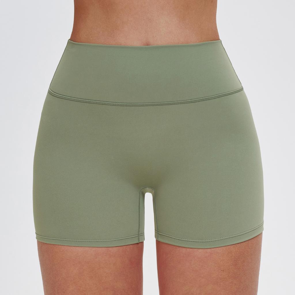 Summer Tight Yoga Shorts for Women High Waisted Belly Controlling Fitness Pants Butt Lifting Running Sports Shorts Female