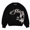 European and American Autumn and Winter Street Fashion Personalized Jacquard Casual Knitted Pullover Sweater