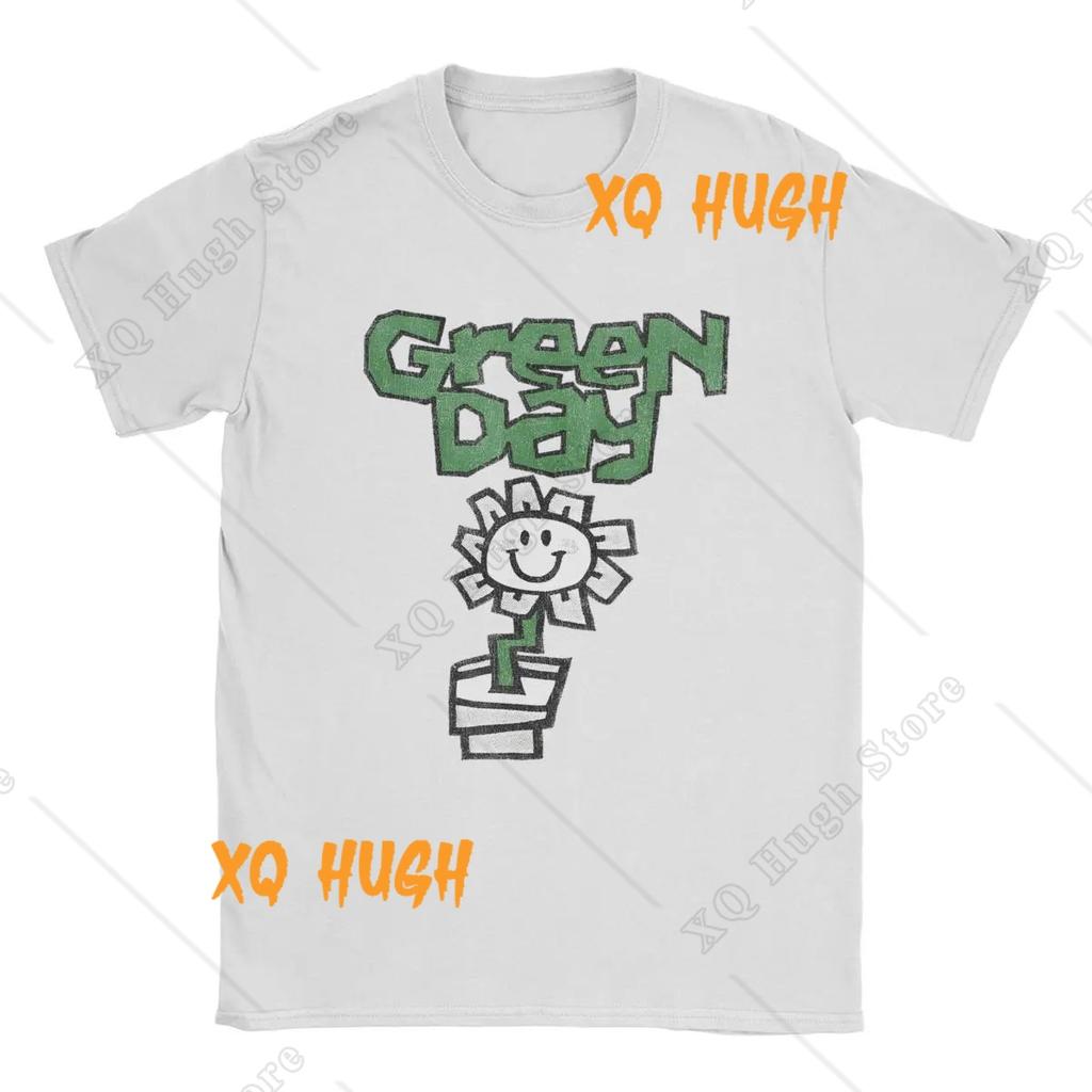Men Green Days T-Shirtler Fresh Dookie Saviors Hip Hop Hayranları Hediye %100 Pamuk Üstler Kısa Kollu Yuvarlak Yaka Tişört Büyük Beden Tişört