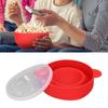 Collapsible Fold Popcorn Bucket Round Food Container Lightweight Snack Tub  Popcorn Holding