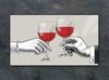 SZKLANA DESKA DO KROJENIA 52x30 WINO