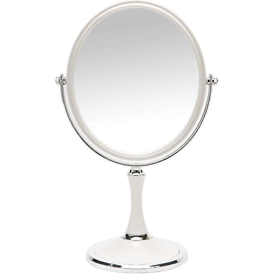 Vintage Table Mirror with Stand Double Sided Swivel Magnification