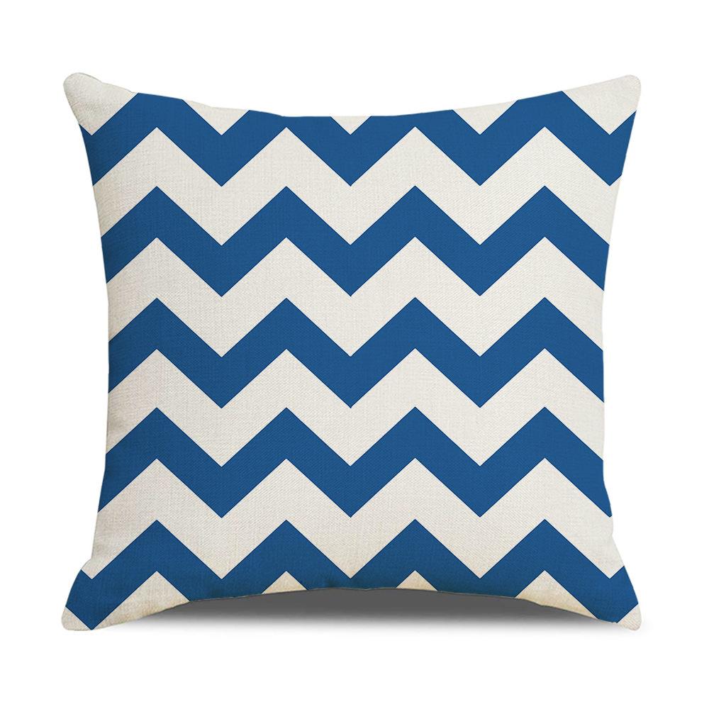 Nuova Copricuscino Decorativo Nordic Moderno Semplice in Lino Copricuscino per Divano con Motivo Geometrico