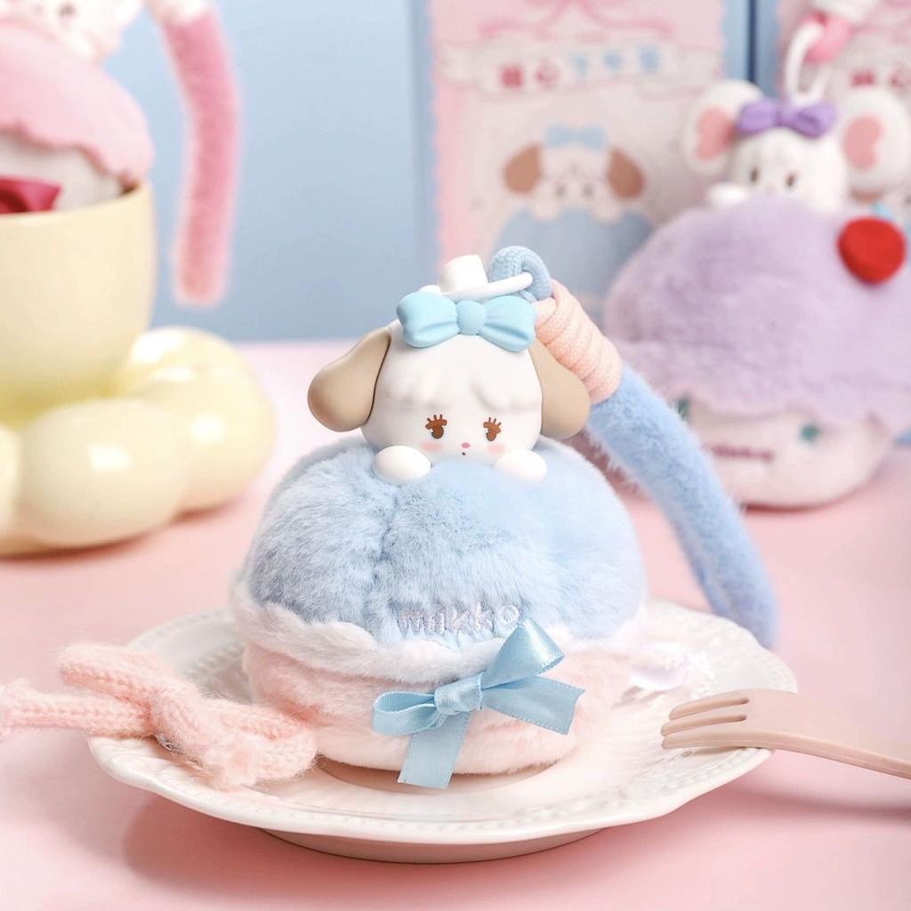 New Genuine Mikko Sweetheart Afternoon Tea Series Plush Blind Box Backpack Decoration Cute Dessert Toy Birthday Gift Trendy Doll Cuddly Stuffed Fluffy