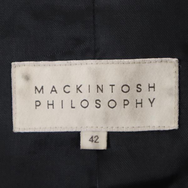 MACKINTOSH PHILOSOPHY wool Stainless collar coat 42 Brown Men's Used