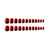 24Pcs/Set False Nails Fashion Nail Art Waterproof Press On Fingersnails Gift Free 24Pcs Jelly Glue Nail Sticker
