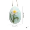 Diy Foam Eggs For Easter Painted Flowers Decorative Eggs Easter Simulation Egg Hanging Decoration