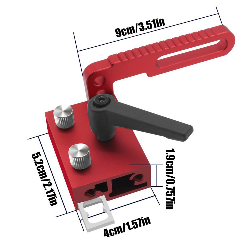Miter Track Stop Alloy Steel T Slot Stop Adjustable Fence Flip Stop Accurate Length Limit Device Woodworking Tool