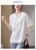 Lace Lace Patchwork Round Neck Short Sleeved T-shirt