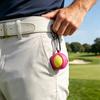 Husa Silicon pentru Mingi de Golf cu Carabiner, Suport Portabil Standard pentru Mingi de Golf, Manșon Protector pentru Transportul Mingilor de Golf, Accesorii de Golf, Cadou pentru Jucătorii de Golf