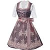 Abito allacciato Bavarese Oktoberfest 2025: Costume da Cameriera in Stile Monaco
