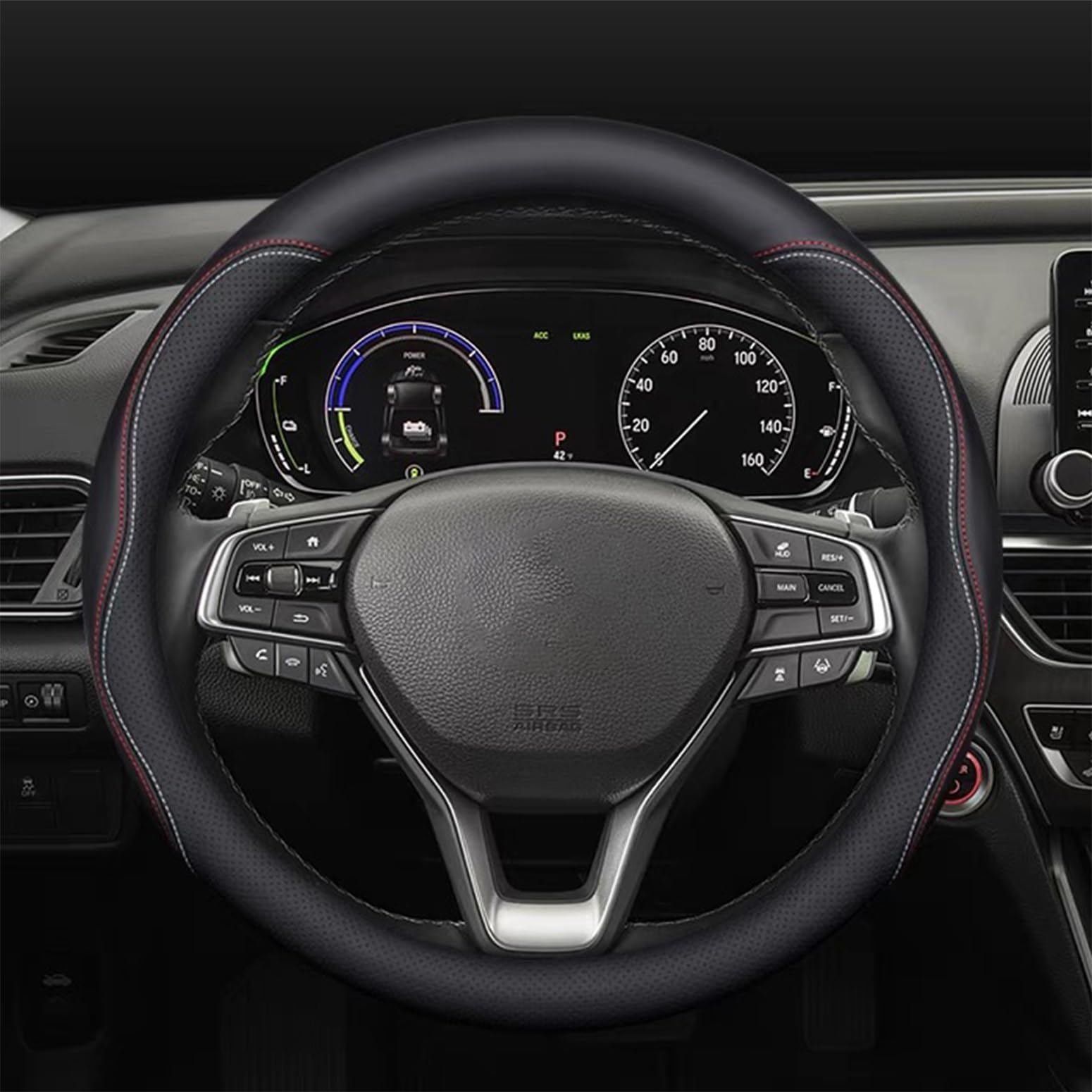 Steering wheel cover Car steering wheel cover Genuine leather N-BOX