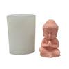 Buddha Candle Mold 3D Meditation Chanting Buddha Silicone Moulds Handmade Soap Aromatherapy Candl Mold DIY Baking Moulds