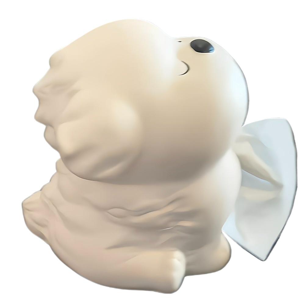 Puppy Tissue Box Household Ceramic Tissue Storage Tool Desktop Coffee Table Creative Tissue Box Multi-functional Decorative Item
