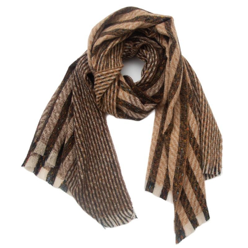 Ladies' New Double-Sided Thickened Versatile European And American Autumn And Winter Scarf, Air Conditioning Shawl