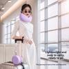 Slow Rebound U-Shaped Neck Pillow Adjustable Memory Foam Travel Neck Pillow Neck Support With Storage Bag Sleep Nap Pillows