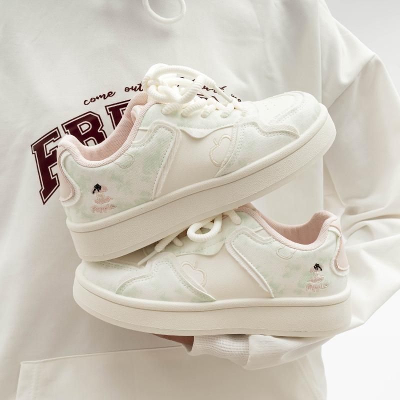 Student Sports Shoes Fashionable Casual Women's Shoes Thick-soled Versatile White Shoes