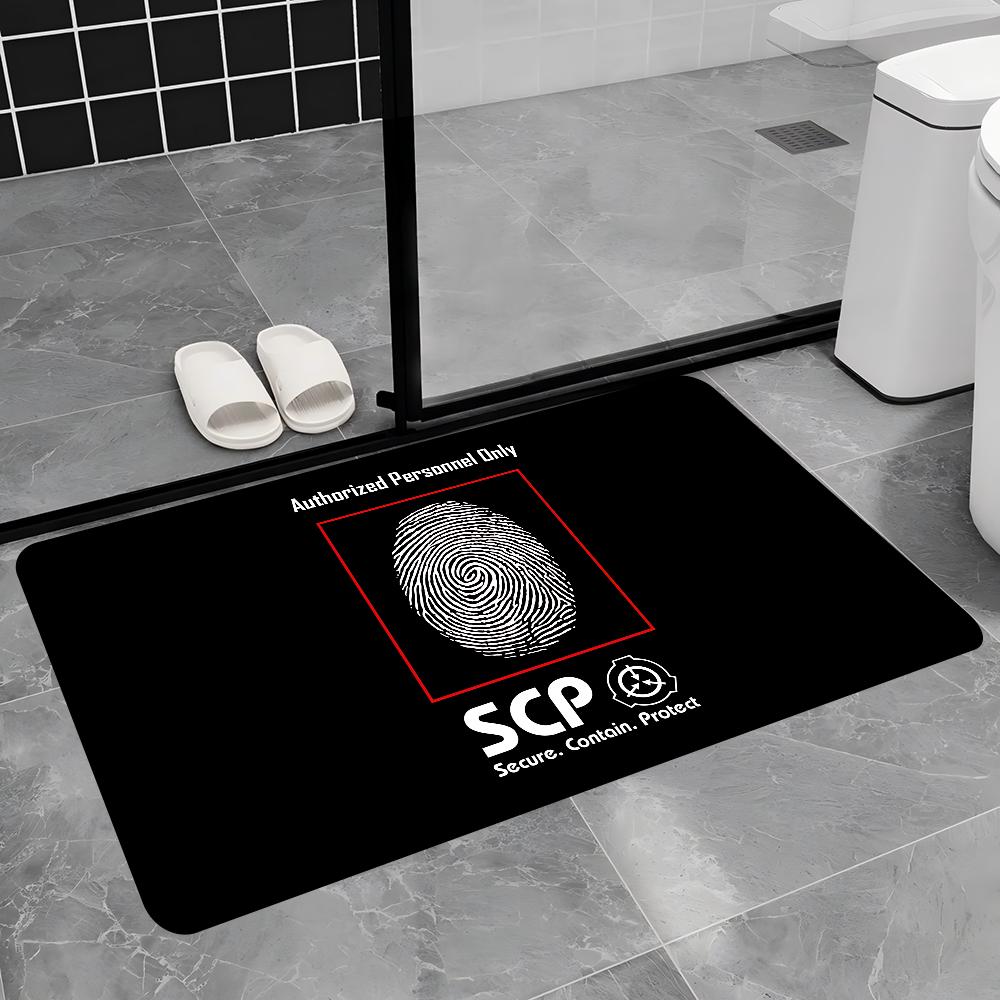 Tappetino da cucina S-SCP Foundation Stile Nordico Tappetino per porta Camera da letto Soggiorno Tappetino per porta Casa Balcone Tappetino antiscivolo Tappeto