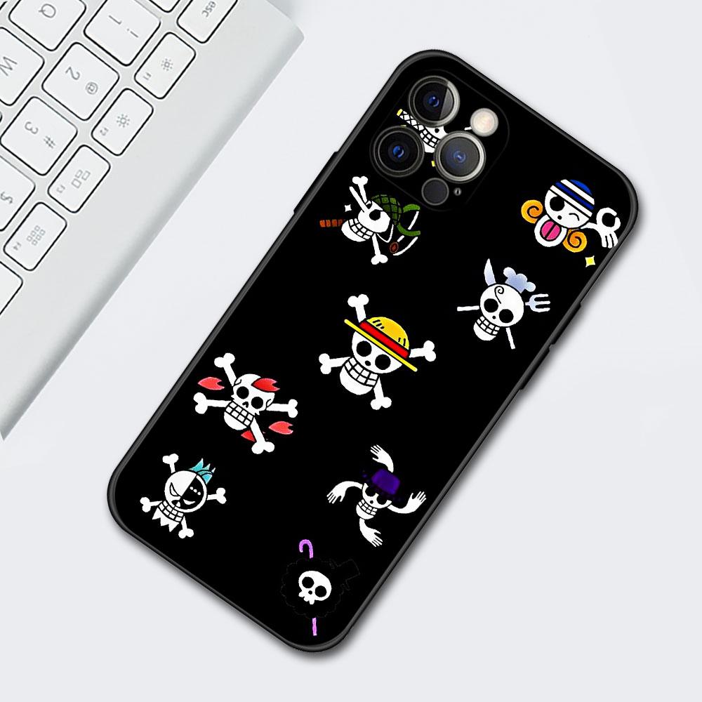 One Piece Luffy Collage silikonové pouzdro na telefon pro iPhone 11 12 13 Pro 12 Mini X XS Max XR 7 8 6 6S Plus SE 2020 Soft Cover Coque