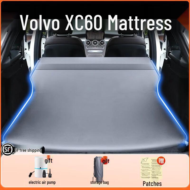 Volvo XC60 Inflatable Car Bed for Trunk - Ideal for Camping, Travel, and Self-Driving Tours