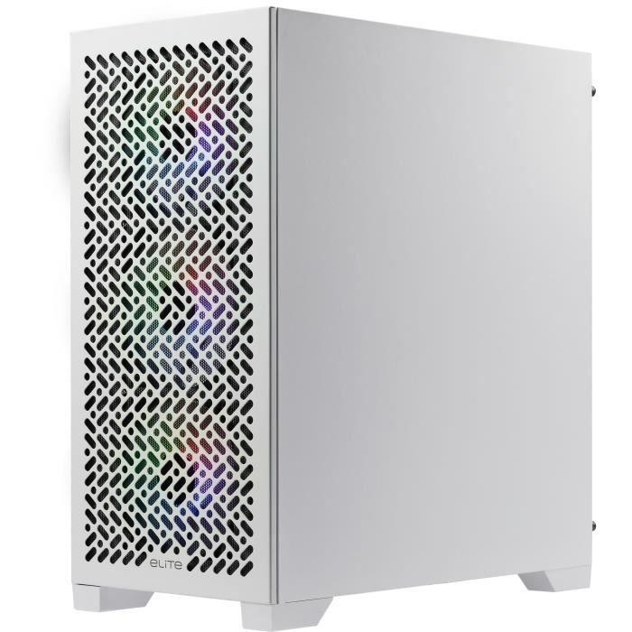 Boitier PC - COOLER MASTER - Elite 302 - Blanc - Mini-tour - USB 3.2 Gen1