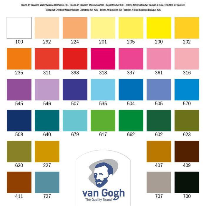 Set de 36 pastels à l'huile - Royal Talens