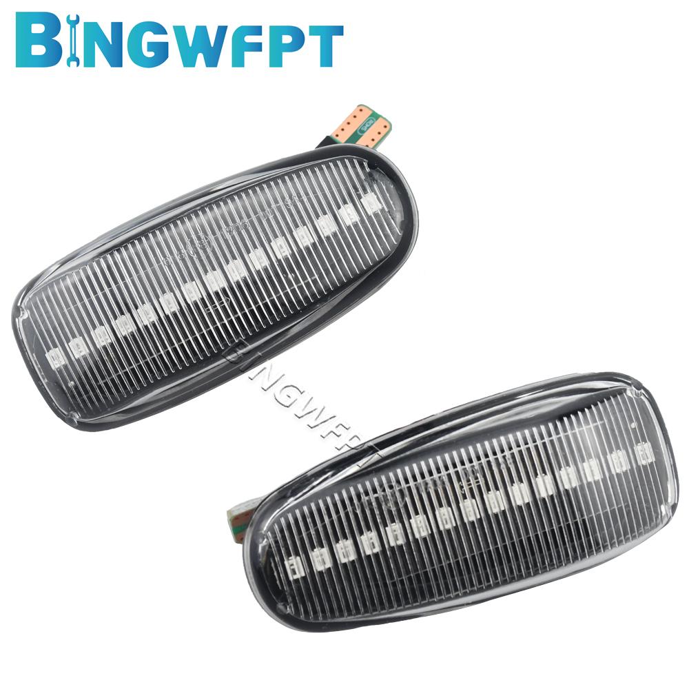 2X Indicator Light Lamp Side Repeater For Benz W210 W208 W638 CLK SLK-Class 2108200921 Car Side Marker Light For Mercedes