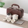 Business Gifts Travel Tea Set Kuaike Cup One Pot Three Cups Portable Cover Bowl Small Set Outdoor High-end Kung Fu Set