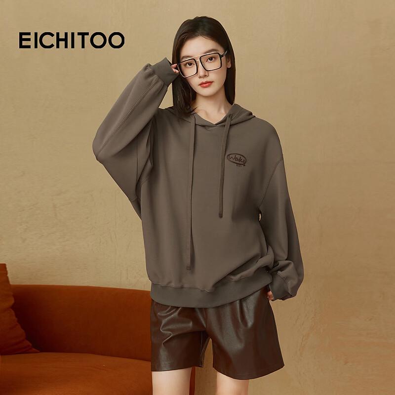 EICHITOO Women s Hooded Drawstring Sweatshirt M
