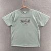 VINTAGE Drinking T Shirt Men Large Green Graphic Camping Beer Drunk Funny Joke