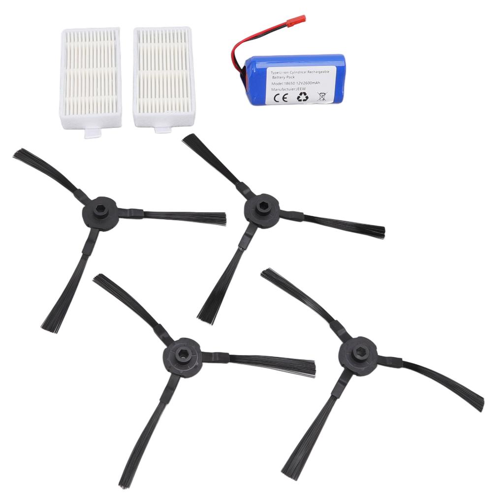 18650 2600mAh Lithium Ion Battery with Side Brush Filter for ILIFE for CEN250 Vacuum Cleaner