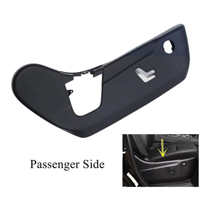 Fahrerseite Vorne Links Sitzverkleidung Schienenabdeckung Passend für Dodge Durango 2011-2020 Passend für Jeep Grand Cherokee, Stromsitzschalter Blende Schild Schwarz black