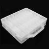 Transparent Nail Polish Storage Case Home Salon Nail Polish Organizer for 48 Bottles