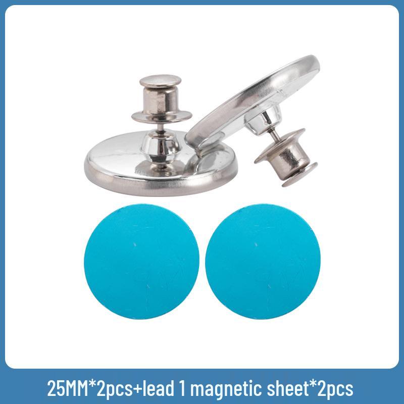 Magnetische Vorhanghalter, Lichtdichter Metall-Druckknopf, Abnehmbares Klettverschluss-Paar