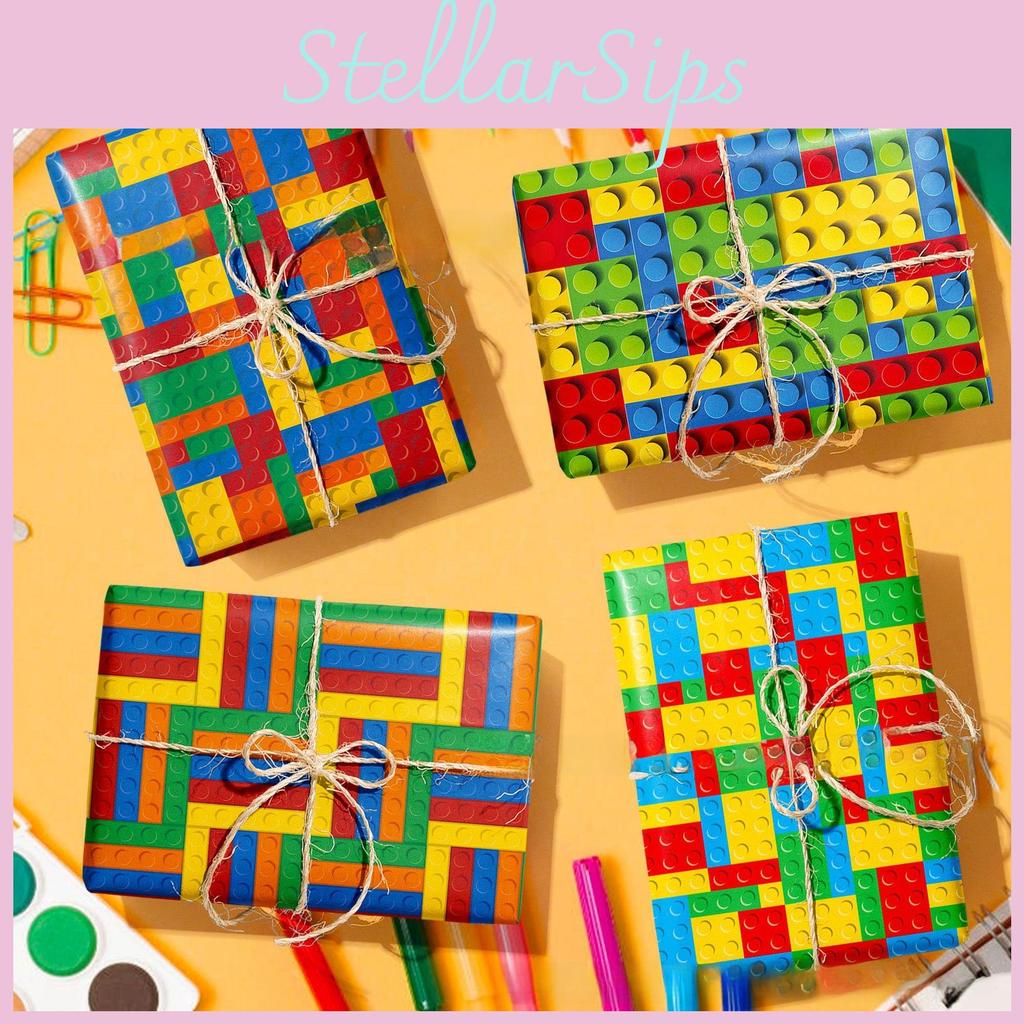 Party Gift Wrap Paper With Handcrafted Details For Special Occasion Presenting