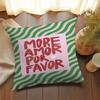 Nordic More Amor Por Favor Colorful Eclectic Pink Love Personalized Picture Text Home Decorative Pillows Household Gifts 45X45Cm