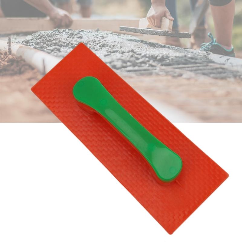 Innovative Home Improvement Plastic Rendering Texturing 14.5x31.5cm Flat-edged Plastering Trowel Wall Floor 11x27.8cm