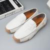 Quality Genuine Leather Shoes Men Loafers Slip On Soft Leather Casual Men Shoes Comfort Driving Shoes Men Flats Walking Footwear