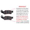 Motorradteile Vorder- und Hinterradbremsbeläge Satz Für Honda VFR400 VFR 400 R3K R3L R3M R3N NC30 1989-1992 Metall- und Messinglegierungen