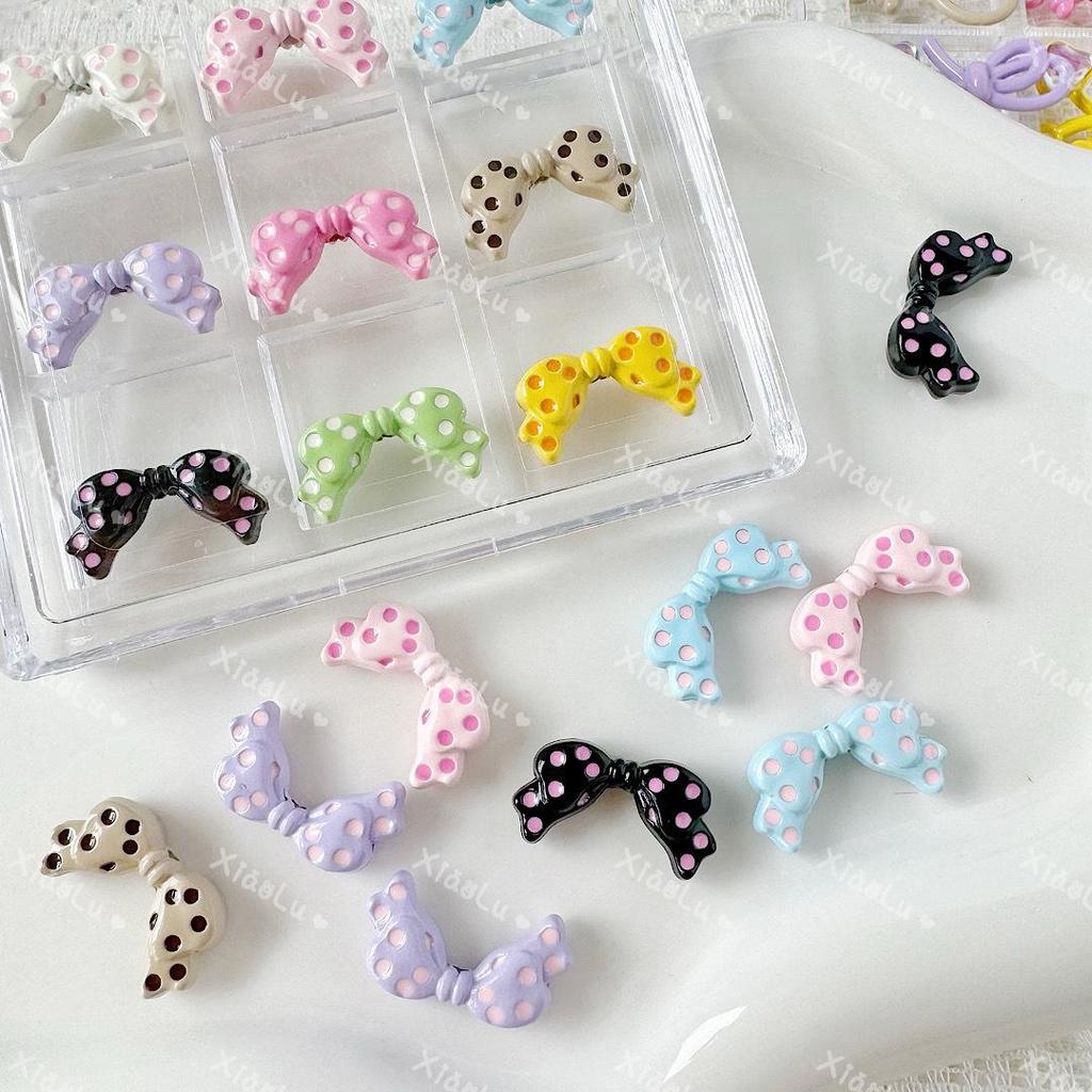 Macaron Color Bow Beads: DIY Bracelet Necklace Hair Accessories
