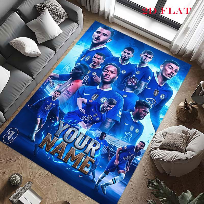 Custom Chelsea Carpet Rug for Living Room Bedroom Home Sofa Decoration,Kids play Nonslip Floor Mat