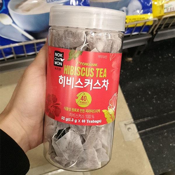 Nokchawon Hibiscus Pyramid Tea Bag 1.3g x 40pcs One thing
