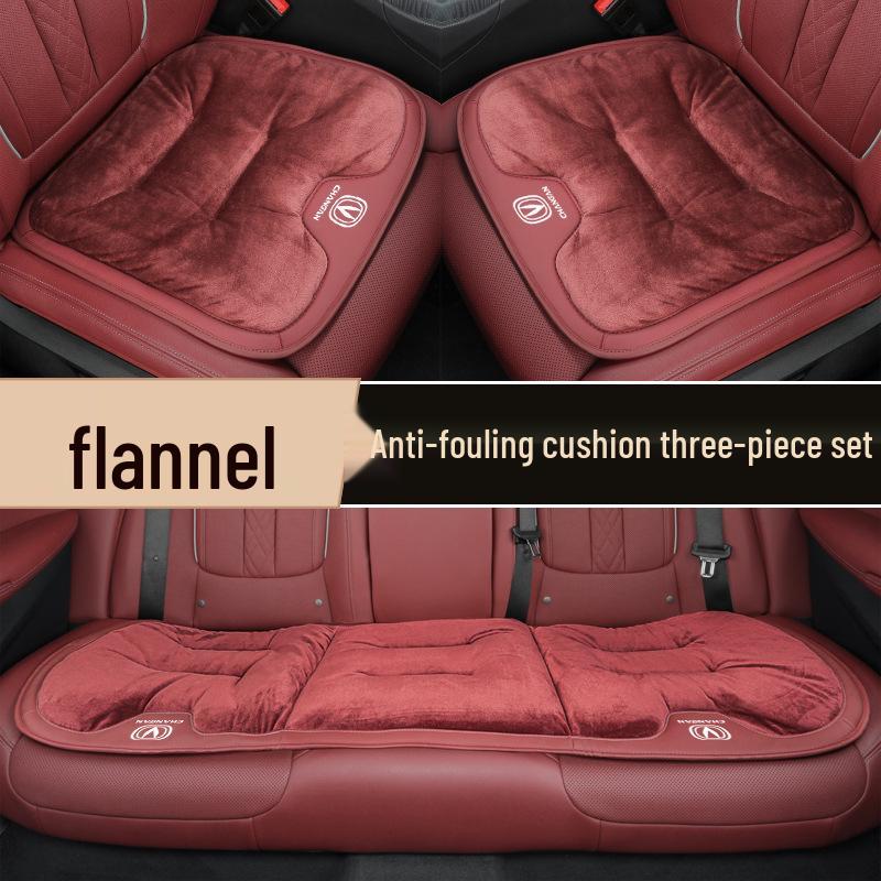Compatible with Changan Cs55/cs75plus/t/k Winter Flannel Thickened Seat Cushion