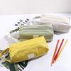 Kids Handbag Storage bag High Capacity Big Candy color Pencil Case Pen Case Double layer Pen Bag