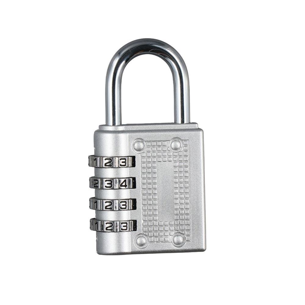 Portable 4 Digits Password Lock Changeabl Anti-theft Combination Padlock Security Waterproof Code Padlock Window