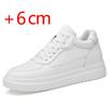 Pánské boty z pravé kůže, zvětšovací boty, výšková stélka 6 cm, pánské tenisky, sportovní boty pro muže
