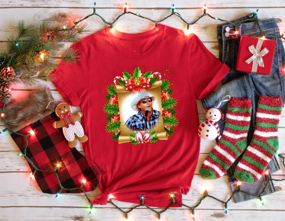 

Alan Jackson Christmas RED Gift Family Full size S-5XL AD760 Unisex T-Shirt L