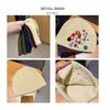 Korean Style Button Knit Beanie For Women Autumn Winter